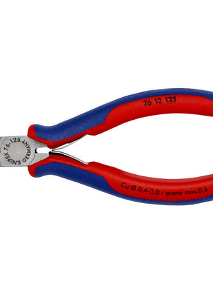 KNIPEX szczypce tnące boczne długość 125 mm kształt 1 ścięty tak ( 4000794625 )