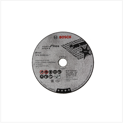 Bosch Trennscheibe Expert for INOX 5 Stück 76 mm für GWS 10,8-76 / 12V-76 ( 2608601520 ) - Toolbrothers