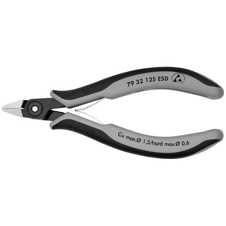 KNIPEX Pince coupante électronique de précision  longueur 125 mm forme 3 ( 4000810831 )