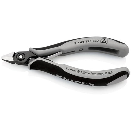 KNIPEX Pince coupante électronique de précision  longueur 125 mm forme 4 ( 4000810832 )