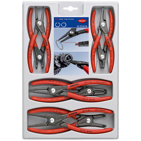 KNIPEX Jeu de pinces à circlips de précision 8 pièces ( 4000794413 )