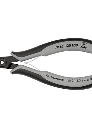 KNIPEX precyzyjne szczypce tnące boczne do elektroniki długość 125 mm kształt 6 ( 4000810841 )