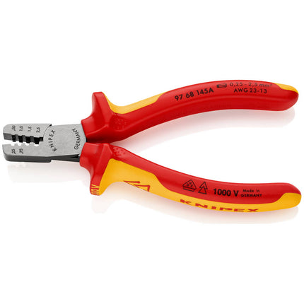 KNIPEX Pince pour embouts de câble  longueur totale 145 mm ( 4000795074 )