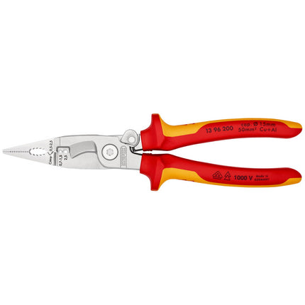 KNIPEX Pince d'installation électrique  longueur 200 mm VDE ( 4000811006 )