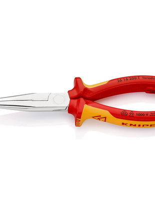 KNIPEX Pince à becs plats, ronds  longueur 200 mm ( 4000810298 )