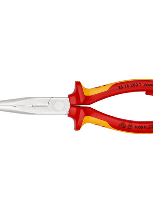 KNIPEX Pince à becs plats, ronds  longueur 200 mm ( 4000810298 )