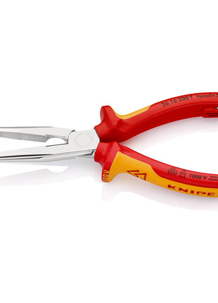 KNIPEX Pince à becs plats, ronds  longueur 200 mm ( 4000810298 )