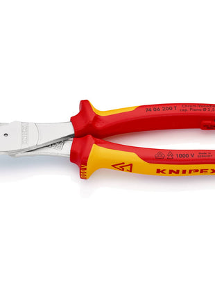 Szczypce tnące boczne KNIPEX o długości 200 mm ( 4000810326 )