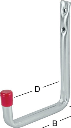 VORMANN Crochet mural en U sans gommage Saillie 82 mm ( 3000273040 )