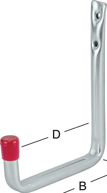 VORMANN Crochet mural en U sans gommage Saillie 82 mm ( 3000273040 )