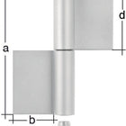 GAH Bande de construction type K04 en 2 parties à souder ( 3000200619 )
