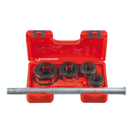 ROTHENBERGER Jeu de filières SUPER CUT 1/2, 3/4, 1, 1 1/4 po. ( 4000812801 )