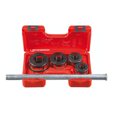 ROTHENBERGER Jeu de filières SUPER CUT 1/2, 3/4, 1, 1 1/4 po. ( 4000812801 )