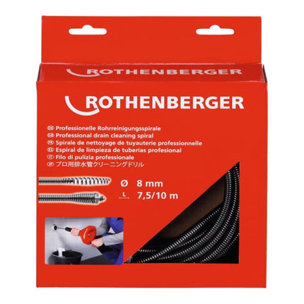 ROTHENBERGER Outil en spirale ROSPIMATIC longueur 7,5 m D. des spirales 8 mm ( 8000739564 )