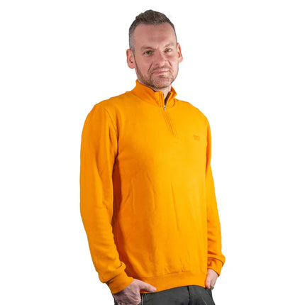 Toolbrothers Quart de pull-over zippé Casual Fit - AUTUMN COLLECTION Farbe Concrete Grey Gre L