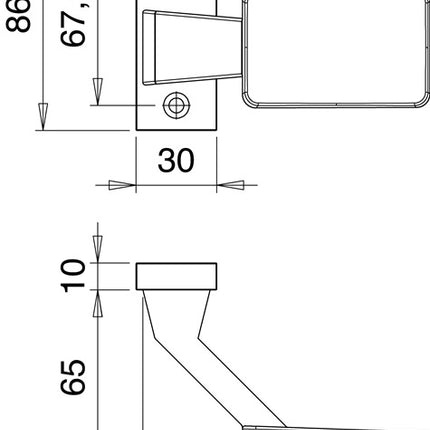 EDI Bouton de porte 1386/0000 Aluminium F1 ( 3000252736 )
