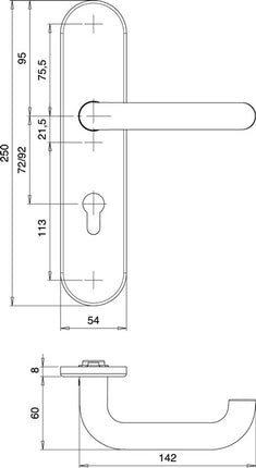 Kit de protection EDI logo 8755/0792 aluminium F1 (3000261268)