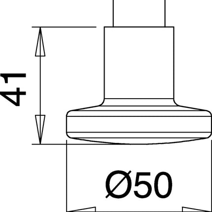 EDI Bouton de porte K7 Acier inoxydable F00 ( 3000261380 )