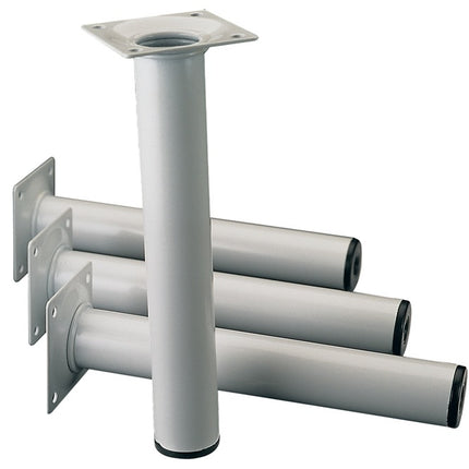 ELEMENT SYSTEM pied de meuble aluminium blanc 30 mm hauteur 400 mm ( 3000271268 )