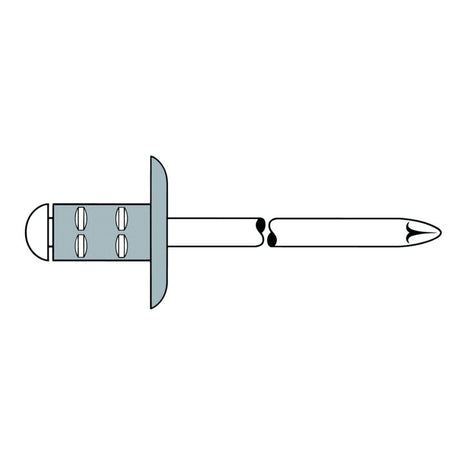 GESIPA Rivet aveugle PolyGrip(R) tige de rivet d x l 3,2 x 8 mm K9,5 ( 4000813560 )