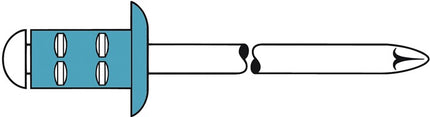 GESIPA Rivet POP PolyGrip® tige de rivet D. x l 4 x 10 mm ( 4000813664 )