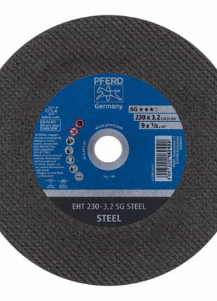 Disco de corte PFERD SG STEEL D230x3,2mm recto (4000841313)