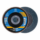 PFERD flap disc POLIFAN Z PSF STEELOX Ø 125 mm grain size 60 conical ( 4000842597 )