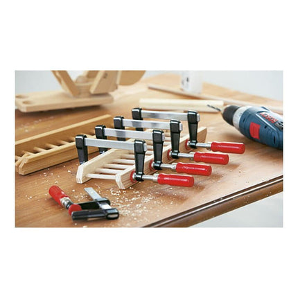 BESSEY Presse à vis de serrage en fonte moulée LM envergure 250 mm col de cygne 80 mm ( 4000831258 )