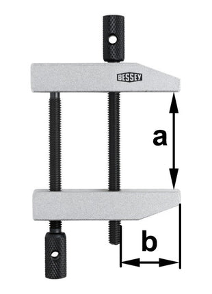 BESSEY Zacisk śrubowy równoległy PA Szerokość mocowania 87 mm ( 4000831579 )