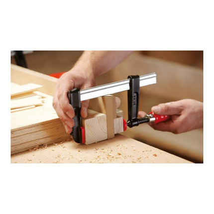 BESSEY Serre-joint en fonte malléable TPN envergure 300 mm col de cygne 140 mm ( 4000831604 )