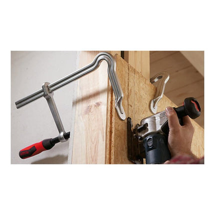 BESSEY Serre-joints tout acier OMEGA envergure 400 mm col de cygne 120 mm ( 4000831475 )