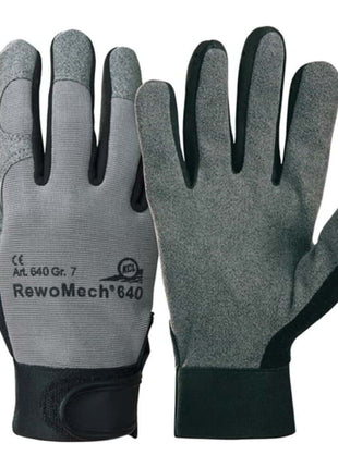 HONEYWELL Guantes de piel sintética RewoMech 640 talla 10 negro/gris (4000371733)