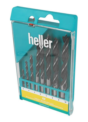 HELLER CV juego brocas helicoidales para madera 8 piezas (4000865117)