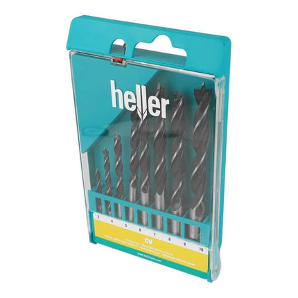 HELLER Jeu de forets à bois CV  8 pièces ( 4000865117 )