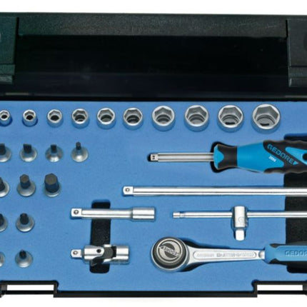 GEDORE Jeu de clés à douille 20 IMU-3 32 pièces 1/4 po. ( 4000820542 )