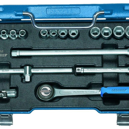 GEDORE Jeu de clés à douille 30 GMU-3 17 pièces 3/8 po. ( 4000770965 )