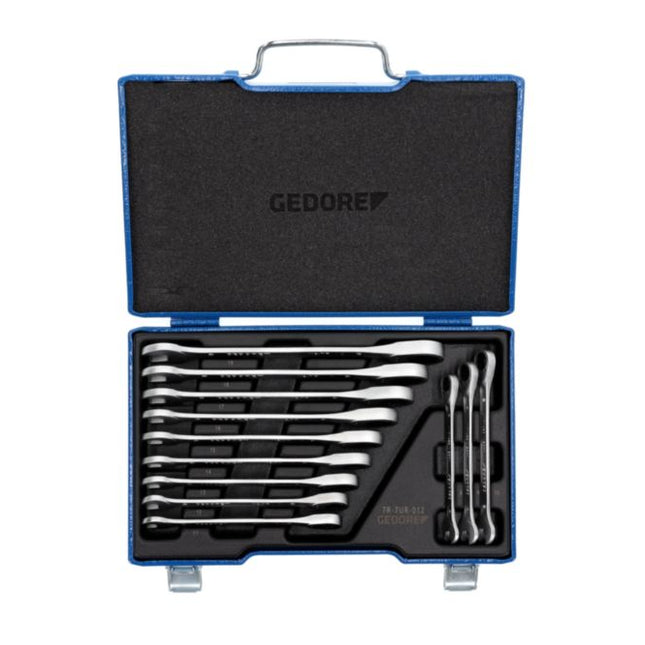 GEDORE Jeu de clés mixtes à cliquet 7 R-012 12 pcs. ouverture de clés 8-19 mm ( 4000821989 )