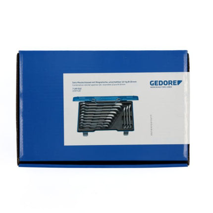 GEDORE Jeu de clés mixtes à cliquet 7 UR-012 12 pcs. ouverture de clés 8-19 mm ( 4000821990 )