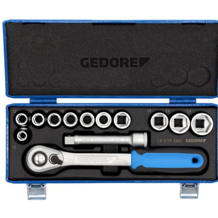 GEDORE Jeu de clés à douille 19 KMU-20 13 pièces 1/2 po. ( 4000880496 )