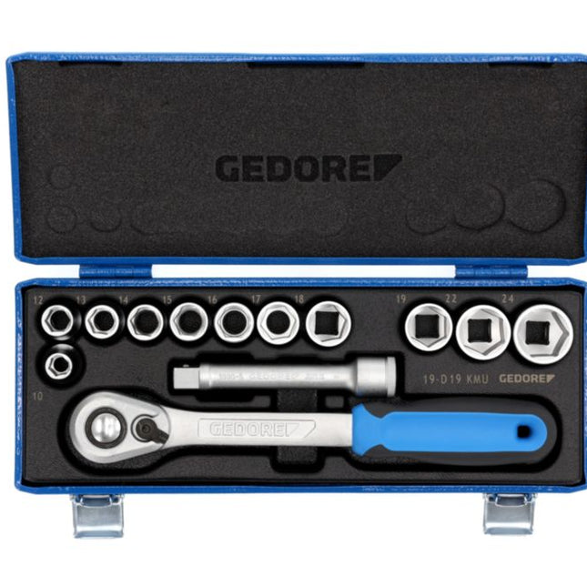 GEDORE Jeu de clés à douille 19 KMU-20 13 pièces 1/2 po. ( 4000880496 )