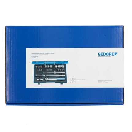 GEDORE Jeu de clés à douille D19 EMU-20 23 pièces 1/2 po. ( 4000880523 )