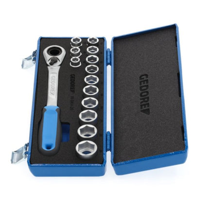 GEDORE Jeu de clés à douille 19 SKU-20 14 pièces 1/2 po. ( 4000880518 )