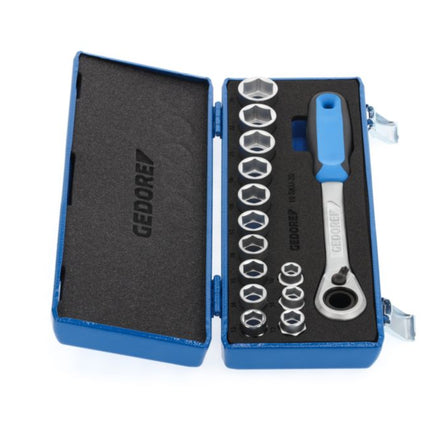 GEDORE Jeu de clés à douille 19 SKU-20 14 pièces 1/2 po. ( 4000880518 )