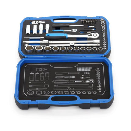 GEDORE Jeu de clés à douille 19 BMC 20 69 pièces 1/4 + 1/2 po. ( 4000820592 )