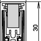 ATHMER Joint de porte Schall-Ex(R) L-15/30 WS 1-880 1 côté longueur 708 mm ( 3327023200 )