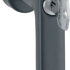 Poignée de fenêtre HOPPE Hambourg 0700LS/U26 100NM aluminium F9714M noir mat ( 3000203158 )