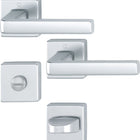 HOPPE Garniture à rosette Dublin 1124 / 843KV/843KVS aluminium F1 ( 3000203137 )