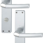 HOPPE Garniture à plaque longue Birmingham 1117/202SP aluminium F1 ( 3000252987 )