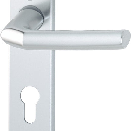 HOPPE Garniture de plaque courte Birmingham 1117/202KP aluminium F1 ( 3000252945 )