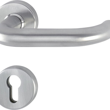 HOPPE Demi-garniture à rosette Paris E138Z/42/42S Acier inoxydable F69 ( 3000220054 )